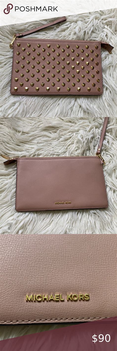 michael kors daniela large clutch bag|Michael Kors wristlet outlet.